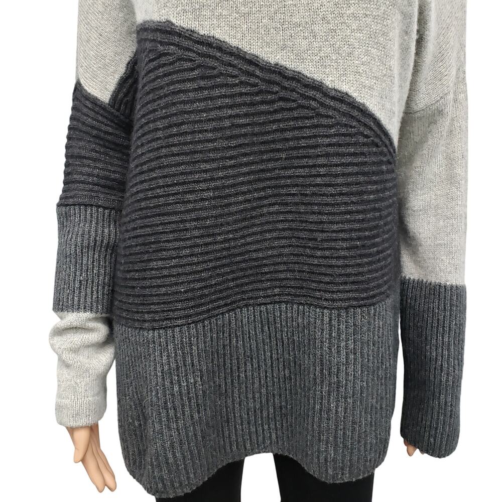 French Connection Patchwork Mock Neck Sweater Siz… - image 8